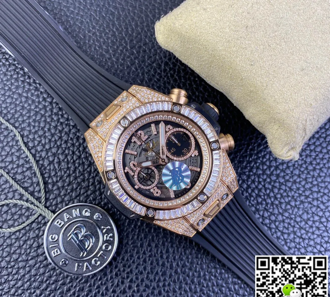 Hublot BIG BANG Unico 421.OX.1180.RX.0904 BB Factory 1:1 Best Edition Replica Watch Black Strap